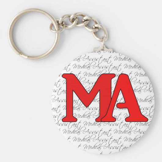 医療アシスタントのキーチェーン キーホルダー (正面)