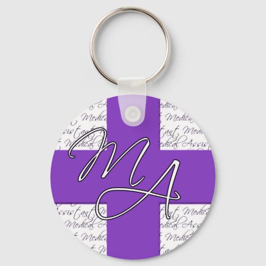 医療アシスタントのキーチェーン キーホルダー (正面)