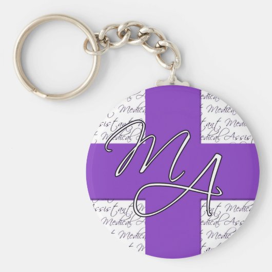 医療アシスタントのキーチェーン キーホルダー (正面)