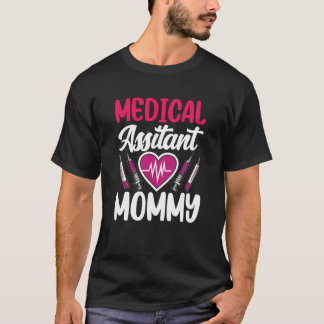 医療アシスタントのママ 看護師 支援J Tシャツ