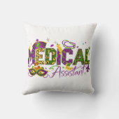 医療アシスタント – マルディグラ クッション (裏面)