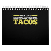 医療アドバイスタコナース医おもしろい師ヴィンテージGif カレンダー (カバー)