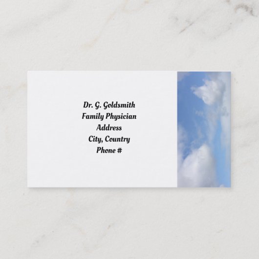 医療アポイントメントオンビーチ 予約カード (裏面)