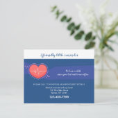 医療アポイントメントリマインダーカード ポストカード (スタンド正面)