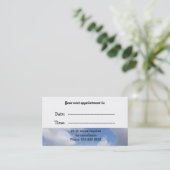 医療アポイントメント曇り空 予約カード (スタンド正面)