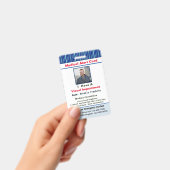 医療アラートの写真連絡名IDカードカスタム バッジ (手持ち)