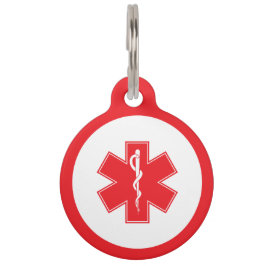 医療アラートペットタグ ペット ネームタグ