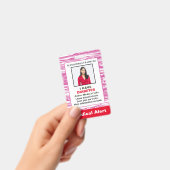 医療アラート緊急IDカードの写真カスタム バッジ (手持ち)