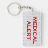 医療アラート キーホルダー (正面)