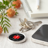 医療アラートIDメディカルパニック障害 キーホルダー (側面)