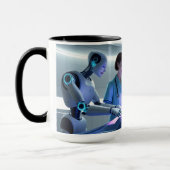 医療イノベーションの重要性：医療とテクノロジーの未来 マグカップ (左)