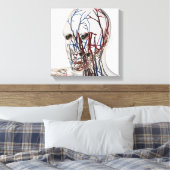 医療イラストレーション型頭動脈2 キャンバスプリント (インサイチュ (寝室))