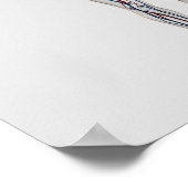 医療イラストレーション:男性生殖器系1 ポスター (角)