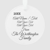 医療オーナメント オーナメント (裏面)