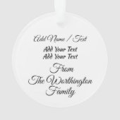 医療オーナメント オーナメント (裏面)