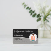 医療カイロプラクター脊椎診療所 名刺 (スタンド正面)