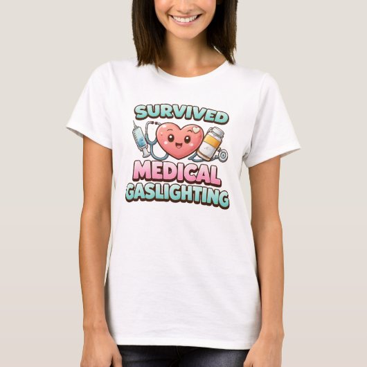 医療ガスライティングから生き延びた Tシャツ (正面)