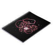 医療ギフト聴診器ハートナースもしお客様は ノートブック (左側)