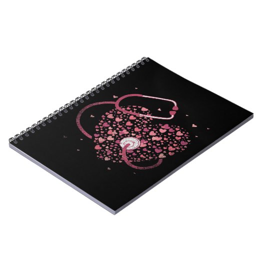 医療ギフト聴診器ハートナースもしお客様は ノートブック (左側)