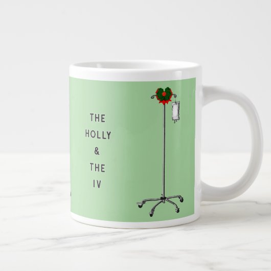 医療クリスマスホリデーギフト ジャンボコーヒーマグカップ (右)