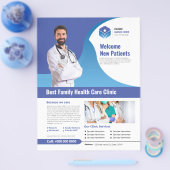 医療クリニックサービスチラシ チラシ (シングル)