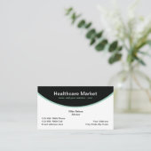 医療サービスデザイン 名刺 (スタンド正面)