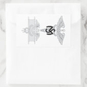 医療サービスEMB 長方形シール (バッグ)