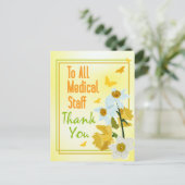 医療スタッフに感謝を ポストカード (スタンド正面)