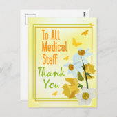 医療スタッフに感謝 ポストカード (正面/裏面)