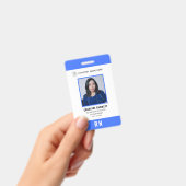 医療スタッフのナース写真ID | 病院のロゴ バッジ (手持ち)
