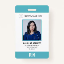 医療スタッフのナース写真ID | 病院のロゴ