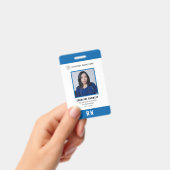医療スタッフのナース写真ID | 病院のロゴ バッジ (Handheld)