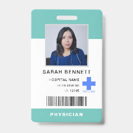 医療スタッフの写真ID | 病院従業員のロゴ バッジ