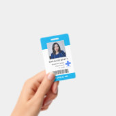 医療スタッフの写真ID | 病院従業員のロゴ バッジ (手持ち)