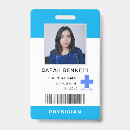 医療スタッフの写真ID | 病院従業員のロゴ バッジ