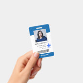 医療スタッフ写真ID | 病院職員ロゴ バッジ (手持ち)