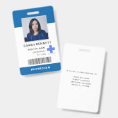 医療スタッフ写真ID | 病院職員ロゴ バッジ (正面＆裏面)