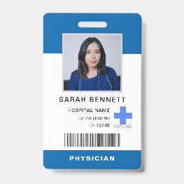 医療スタッフ写真ID | 病院職員ロゴ バッジ
