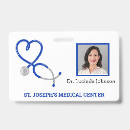 医療スタッフ医師ナース従業員ID写真 バッジ