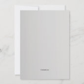 医療スタッフ退職招待状(カスタマイズ) 招待状 (裏面)