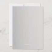 医療スタッフ退職招待 招待状 (裏面)