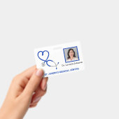 医療スタッフ ドクター ナース 従業員 ID 写真 バッジ (手持ち)