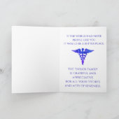 医療スタッフBright Skyありがとう カード (内部)