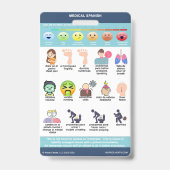 医療スペインの – 基本評価 バッジ (裏面)