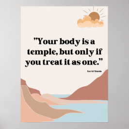 医療センターと病院の引用文ポスター ポスター