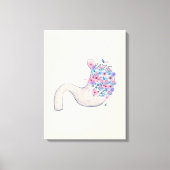 医療センター用の胃フローラ解剖用キャンバス キャンバスプリント (正面)