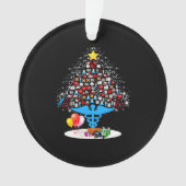 医療ツールクリスマスツリーおもしろいナースクリスマス オーナメント (正面)
