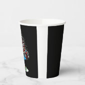 医療ツールクリスマスツリーおもしろいナースクリスマス 紙コップ (左)