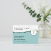 医療テーマドクターオフィスの名刺 名刺 (スタンド正面)