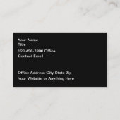 医療テーマモダン名刺 名刺 (裏面)